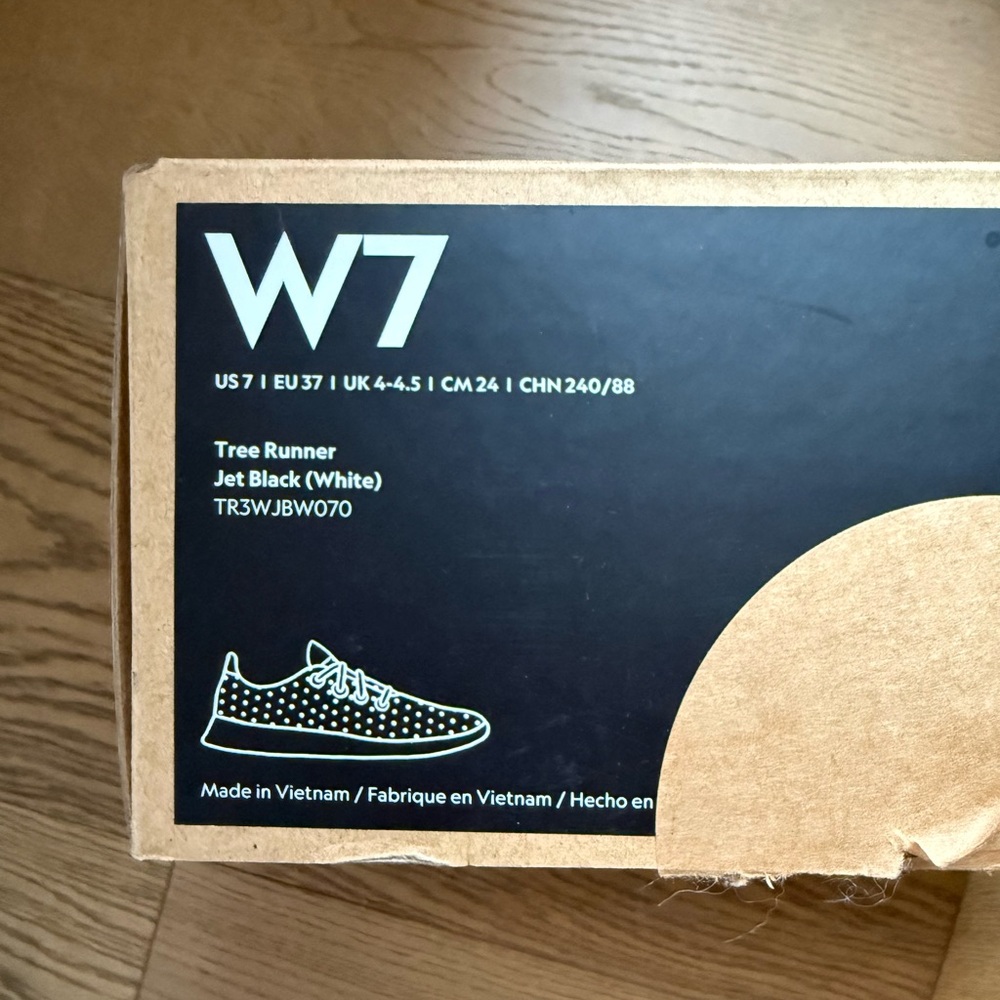 Allbirds Jet Black Tree Runner Sneakers - Picture 3 of 3